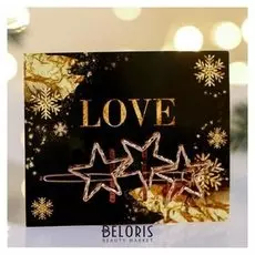 Аксессуары для волос на подложке With Love (Black), 8 х 9,5 см