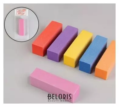 Баф наждачный для ногтей, четырёхсторонний, 9 × 2 × 2 см