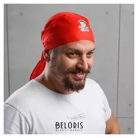 Бандана пиратская «Настоящий пират», 110х40 см