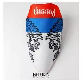 Бандана «Россия», триколор, 50х50 см