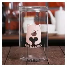 Банка для хранения «Мои вкусняшки», 1.3 л