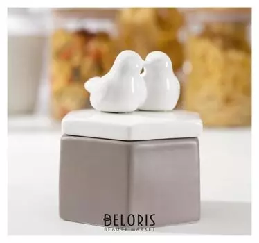 Банка для хранения сыпучих продуктов Белое крыло