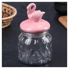 Банка для сыпучих продуктов 300 мл "Лебедь"