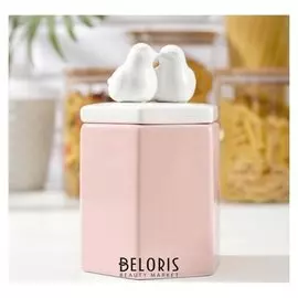 Банка для сыпучих продуктов Белое крыло