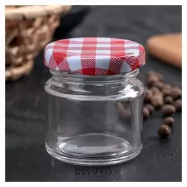 Банка для сыпучих продуктов «Домашний очаг», 50 мл, круглая