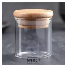 Банка для сыпучих продуктов «Эко», 60 мл, 5х6 см