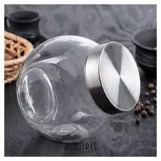 Банка для сыпучих продуктов «Металлик», 0,7 л