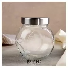 Банка для сыпучих продуктов «Металлик», 700 мл