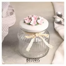 Банка для сыпучих продуктов «Весна», 650 мл, 11×14,5 см