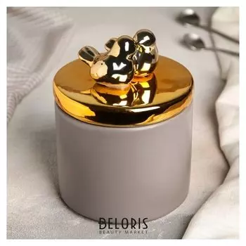 Банка для сыпучих продуктов «Золотое крыло», 11×16 см