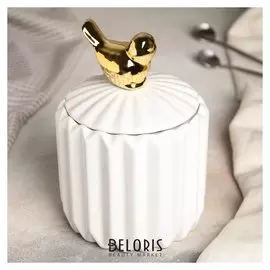 Банка для сыпучих продуктов «Золотое крыло», 12×18 см