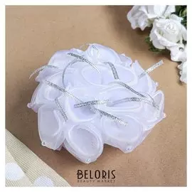 Бант для девочек с резинкой "Эустома"