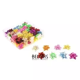 Бант-звезда №4,3 "Золотая полоса" (Набор 70 шт), цвета