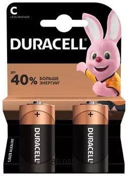 Батарейка алкалиновая Basic, C, Lr14-2bl, 1.5 в