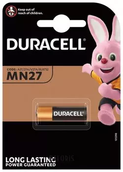 Батарейка DURACELL MN27, Alkaline, в блистере
