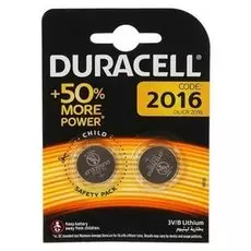 Батарейка литиевая Duracell, Cr2016-2bl, 3В, блистер, 2 шт.