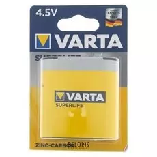 Батарейка солевая Varta Superlife, 3r12-1bl, 4.5в, блистер, 1 шт.