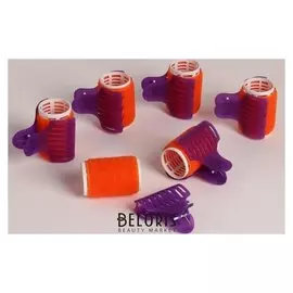 Бигуди велюровые с крабом, 6 шт