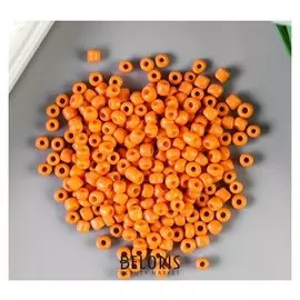 Бисер круглый 6/0 "Оранжевый" 20 гр
