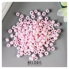 Бисер круглый 6/0 "Розовый" 20 гр