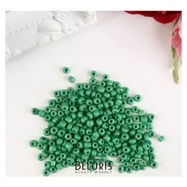 Бисер круглый 6/0 "Зелёный" 20 гр