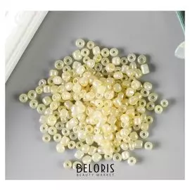 Бисер круглый 6/0 "Жемчужный" 20 гр