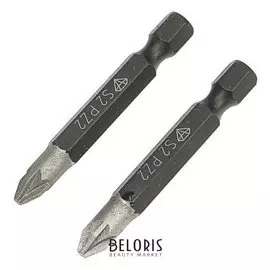 Бита Ritter Diamond Ps20122055, PZ 2x50 мм, магнитная, алмазное покрытие, сталь S2, 2 шт.