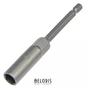 Бита с торцевой головкой Tundra, удлиненная, с магнитом, сталь Crv, 10 х 100 мм, 1 шт.