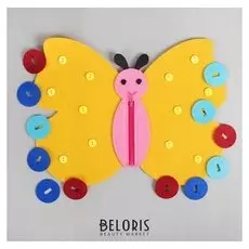 Бизиборд "Бабочка" из фетра