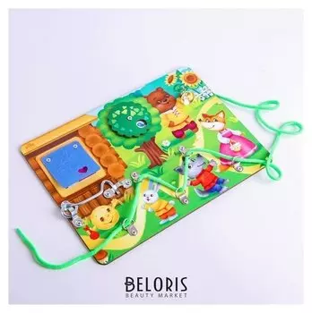 Бизиборд по мотивам русской народной сказки "Колобок"