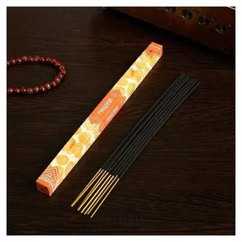 Благовония "Мандарин", 8 палочек в упаковке, четырёхгранник