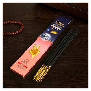 Благовония "Телец–роза", 20 палочек в упаковке