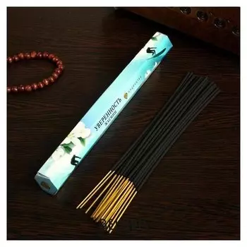 Благовония "Уверенность", 20 палочек в упаковке, шестигранник