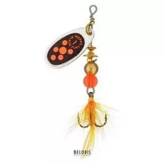 Блесна Mepps Comet Black Fury Mouche №1 OR S, 3,5 г