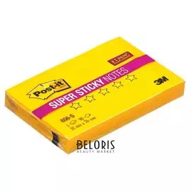 Блок-кубик Post-it Super Sticky 656-s, 76х51 желтый,90л
