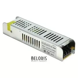 Блок питания Ecola для светодиодной ленты, 100 Вт, 220-12 В, Ip20, плоский