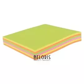 Блок с липким краем, 100 листов, 5 цветов, флуоресцентный