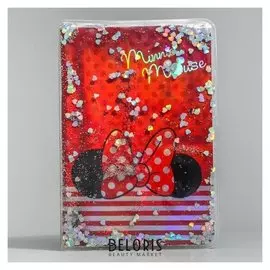 Блокнот А6 с блёстками, минни маус, 32 листа