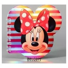 Блокнот голографический, минни маус, 40 листов