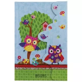 Блокнот на магнитном клапане Умные совята