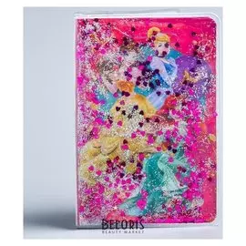 Блокнот в обложке-шейкер, принцессы, 32 листа, А6