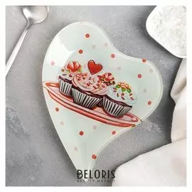 Блюдце «Пирожное», 17,8×13,7×1,7 см