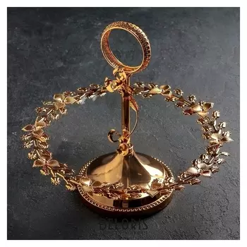 Блюдо 1 ярус 33×20 см "Венок"