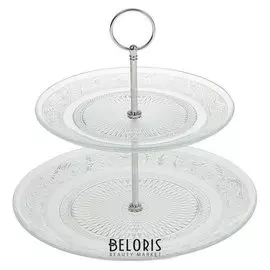 Блюдо 2 яруса "Восток", диаметр 20/25 см