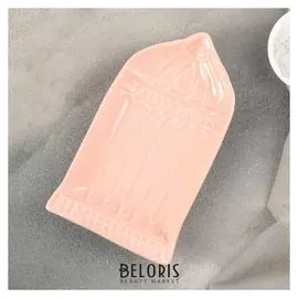 Блюдо "Арка" 19х11,5х3 см, цвет розово-оранжевый