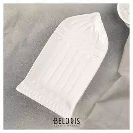 Блюдо "Арка" 22х12,5х3,5 см, цвет белый