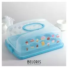 Блюдо для торта и пирожных с крышкой