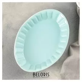 Блюдо для запекания "Лора" 22,5х16,5х5 см, цвет мятный