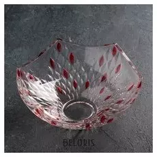 Блюдо фигурное 600 мл "Пламя"