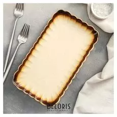 Блюдо прямоугольное «Циркон», 26×14×2,5 см